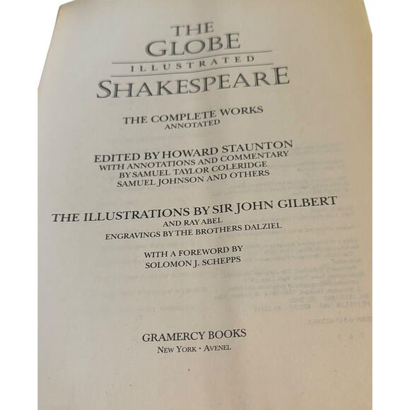 The Globe Illustrated Shakespeare The Complete Works Annotated Midsummer Nights - Picture 3 of 10